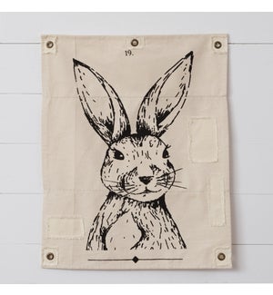 Canvas Wall Hanging - Rabbit