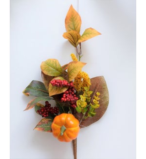 Pick - Pumpkins, Berries, And Fall Foliage, Twig Base