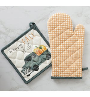 Pick Of The Patch - Oven Mitt And Pot Holder