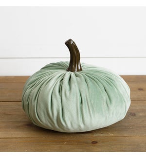 Medium Velvet Pumpkin, Green