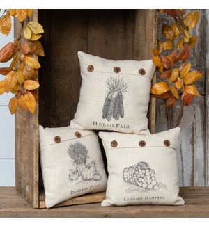 Mini Pillows - Pumpkin Patch, Hello Fall, Autumn Harvest