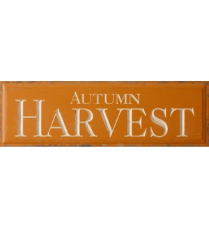 Carved Sign - Autumn Harvest