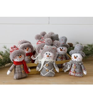Snow Buddies - Crate of 9 Assorted Snowmen