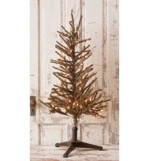 Christmas Tree - German Fir Floor 200 Lights, 6' H
