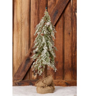 Snowy Tree in A Burlap Sack, Small