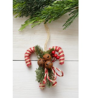 Ornament - Twine Candy Cane