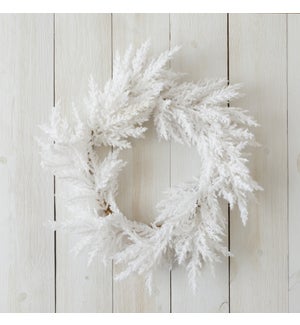 Wreath - White Pampas