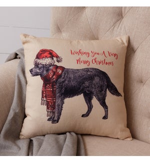 Pillow - Merry Christmas Dog