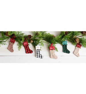 Assorted Mini Stocking Ornaments