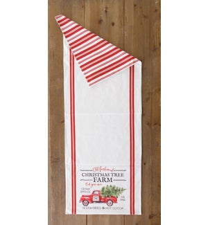 Two-Sided Table Runner - Christmas Tree Farm