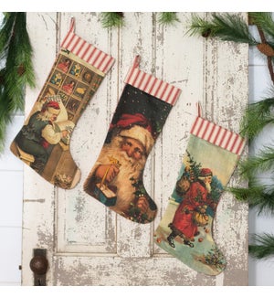 Vintage Santa Stockings
