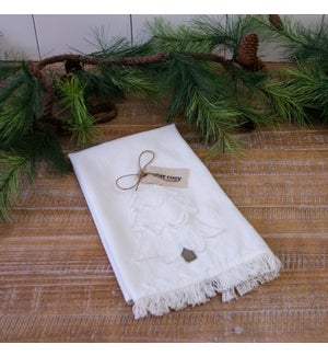 Tea Towels - Raggedy Trees with Fabric Tag