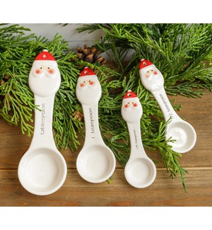 Santa Measuring Spoons, Set of 4