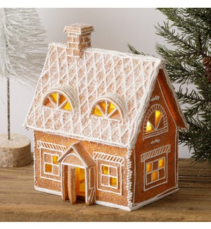 Lighted Gingerbread House With Open Door