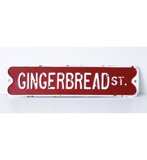 Gingerbread St. Sign