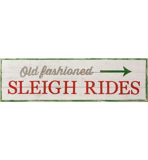 Sign - Old Fashioned Sleigh Rides