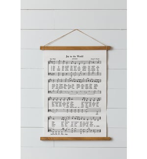 Music Sheet Scroll - Joy To The World