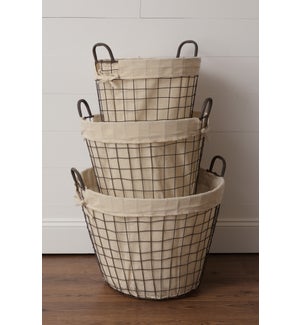 Wire Baskets With Liner