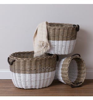 Baskets - Two-Tone, Oval