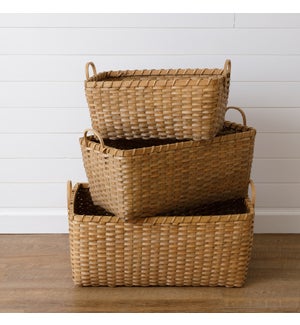 Rectangle Chipwood Baskets