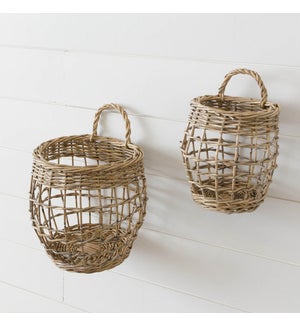Hanging Willow Baskets
