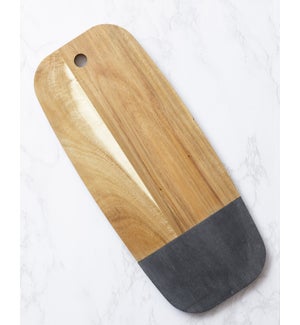 Slate And Acacia Serving Board, Large