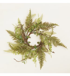 Candle Ring - Ferns And Foliage