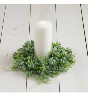 Candle Ring - Dusty Green Boxwood