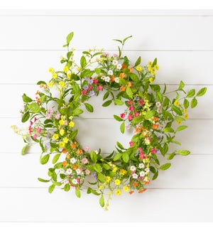 Wreath - Mini Color Flowers