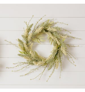 Wreath - Cream And Sage Spikes