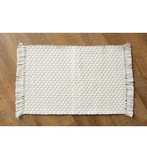 Woven Placemat With Fringe