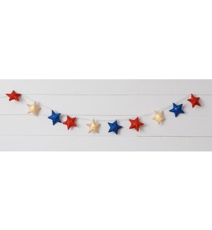 Red White And Blue Star Lights
