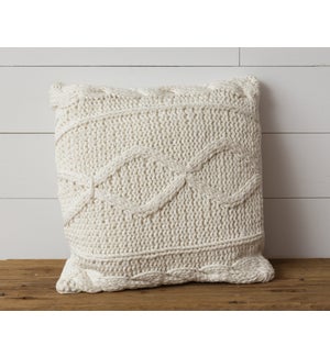 Pillow - Knitted, Cream