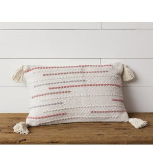 Pillow - Blush with Tassels