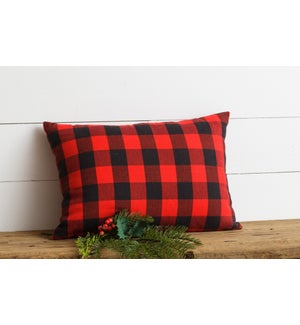 Pillow - Red And Black Buffalo Plaid