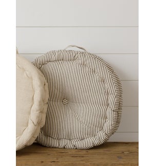 Striped Round Cushion