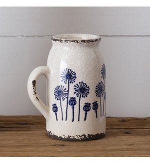 Pottery - Dandelion With Handle