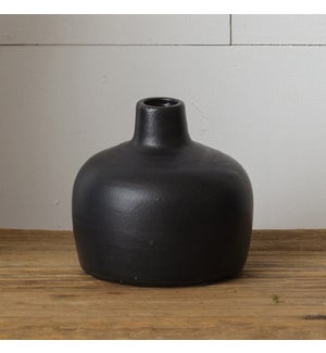 Black Matte Vase, Large