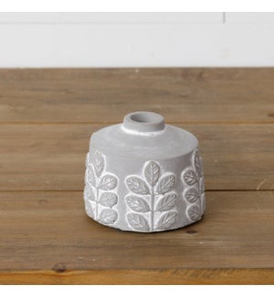 Bud Vase - Embellished Cement