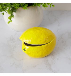 Decorative Lemon Dish With Lid
