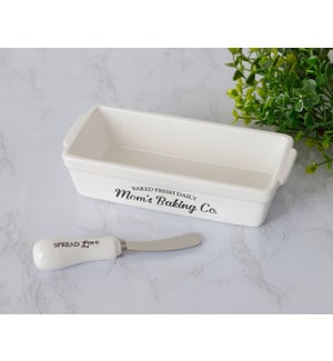 Butter Dish With Knife - Mom's Baking Co.