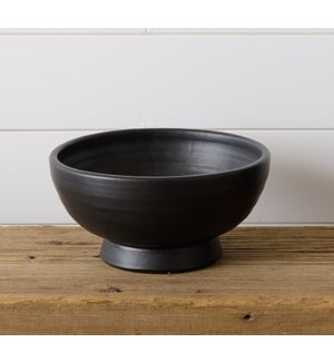 Black Pottery Bowl