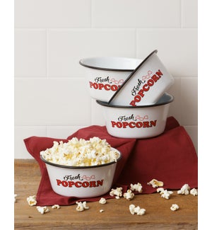 Enamelware - Popcorn Bowls