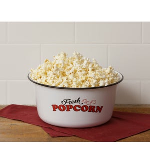 Enamelware - Large Popcorn Bowl