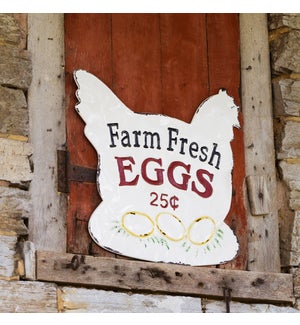 Sign - Hen, Farm Fresh Eggs
