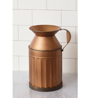 Milk Can Pitcher - Weathered Copper