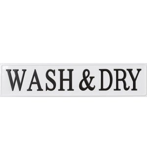 Sign - Wash And Dry