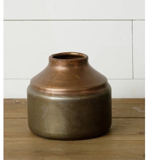 Copper And Metal Vase Style I
