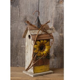 Birdhouse - Sunflower Accent
