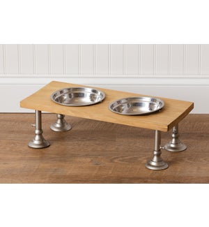 Food and Water Bowl - Adjustable Stand